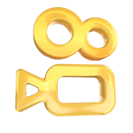 Livestream-Symbol  3D Icon