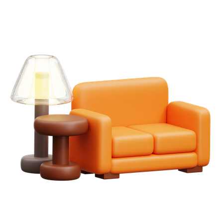 Living Room  3D Icon