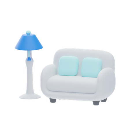 Living Room  3D Icon