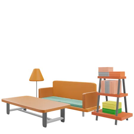 Living Room  3D Icon