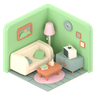 living-room 3d logo