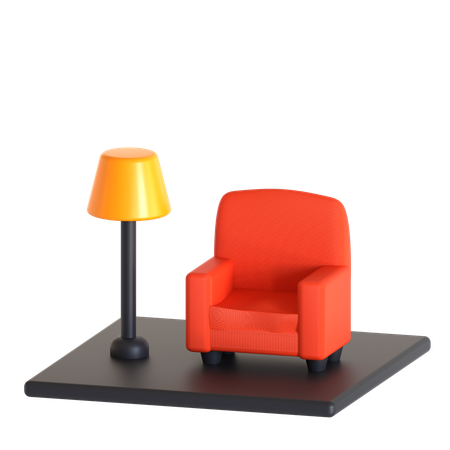 Living Room Properties  3D Icon
