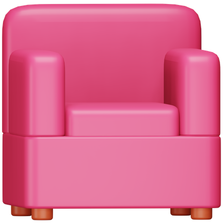 Living Room Sofa 3D Icon