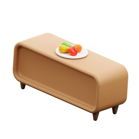 Living Room Table  3D Icon