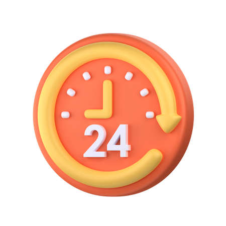 Livraison 24 heures  3D Icon