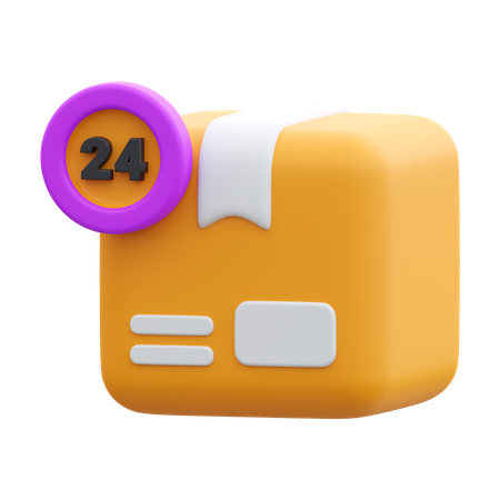 Livraison 24 heures  3D Icon