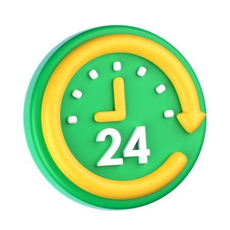 Livraison 24 heures  3D Icon