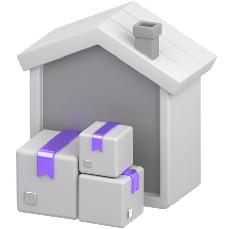 Livraison à domicile  3D Icon