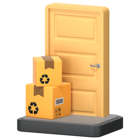 Livraison à domicile  3D Icon