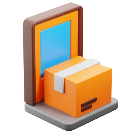 Livraison à domicile  3D Icon