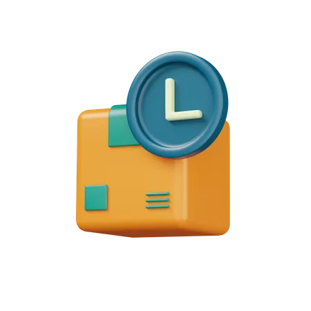 Livraison à temps  3D Icon