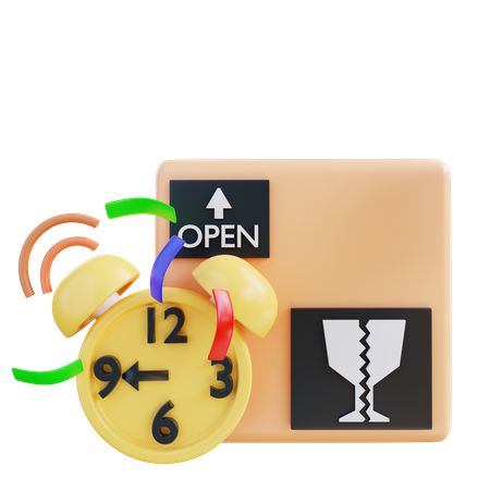 Délais de livraison respectés  3D Icon