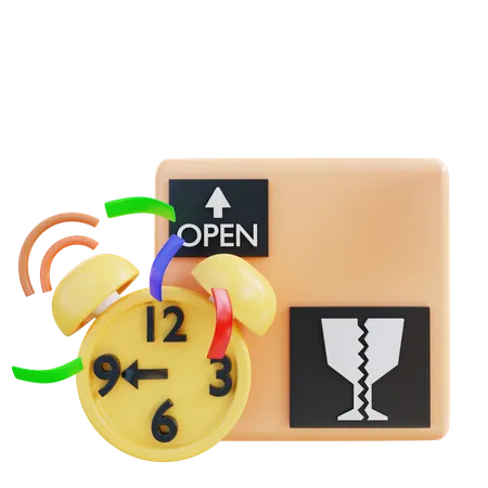Délais de livraison respectés  3D Icon