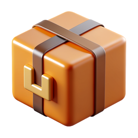 Carton de livraison  3D Icon