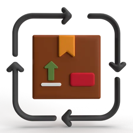 Livraison continue  3D Icon