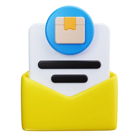 La livraison du courrier  3D Icon