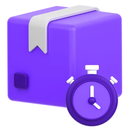 Livraison à temps  3D Icon