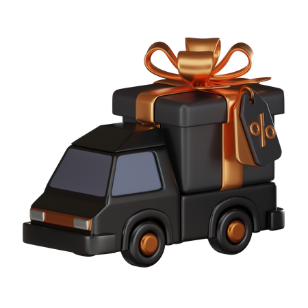 Livraison de cadeaux  3D Icon