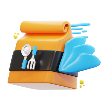 Livraison de restauration rapide  3D Icon