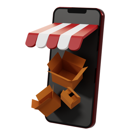 Livraison en ligne  3D Icon