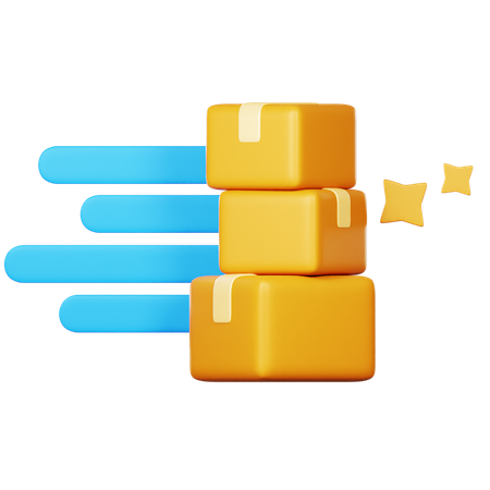 Livraison express  3D Icon