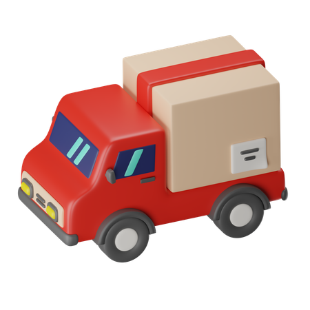 Livraison par camion  3D Icon