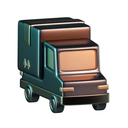 Livraison par camion  3D Icon