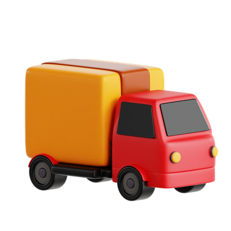 Livraison en camionnette  3D Icon