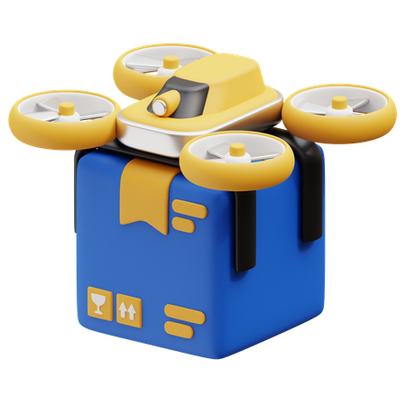 Livraison par drone  3D Icon