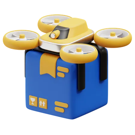 Livraison par drone  3D Icon