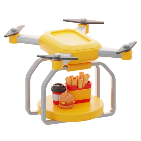 Livraison par drone  3D Icon