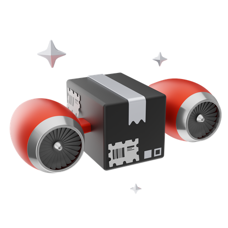 Livraison par drone  3D Icon