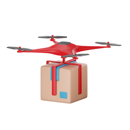 Livraison par drone  3D Icon