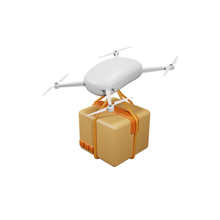 Livraison par drone  3D Icon