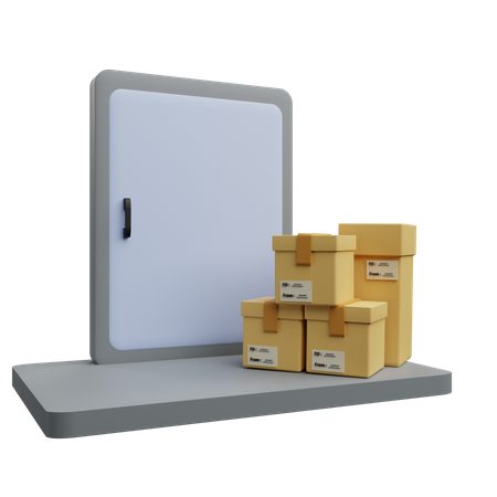 Livraison porte à porte  3D Icon