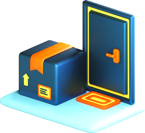 Livraison sans contact  3D Icon