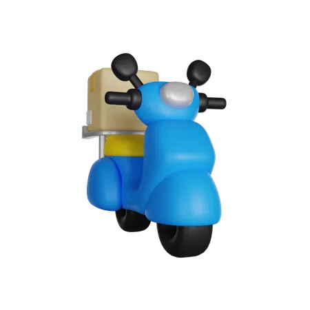 Scooter de livraison  3D Icon