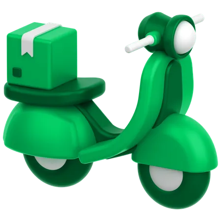 Scooter de livraison  3D Icon