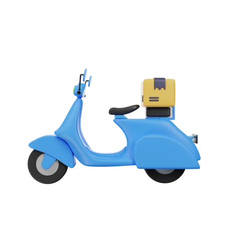 Scooter de livraison  3D Icon