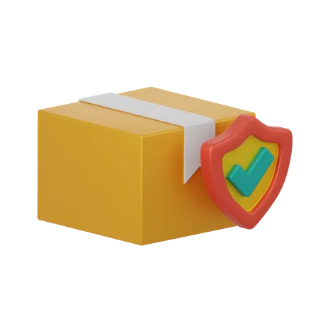 Sécurité de livraison  3D Icon