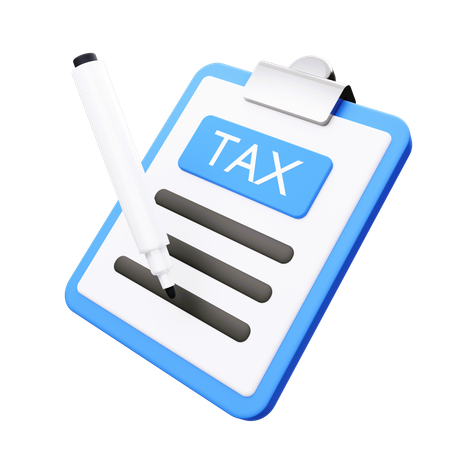 Livraison des taxes  3D Icon