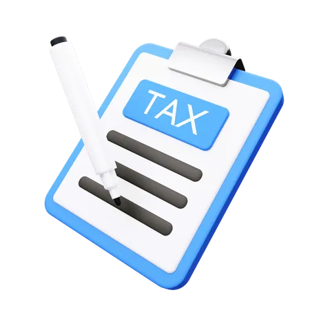 Livraison des taxes  3D Icon