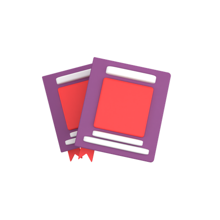 Livre  3D Icon