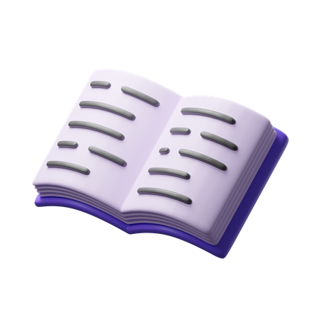 Livre  3D Icon