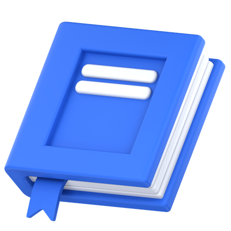 Livre  3D Icon