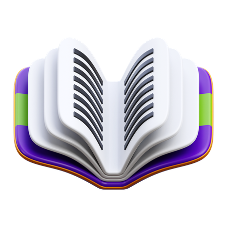 Livre  3D Icon