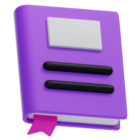 Livre  3D Icon