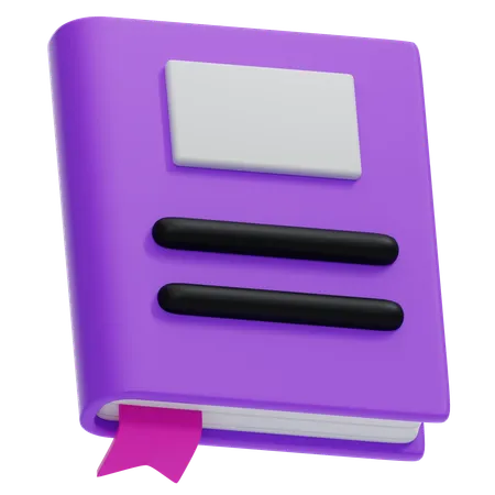 Livre  3D Icon