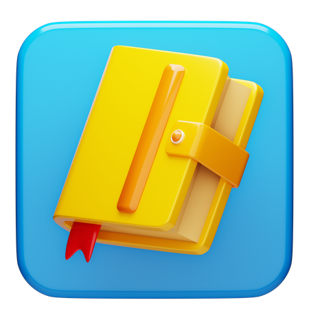 Livre  3D Icon