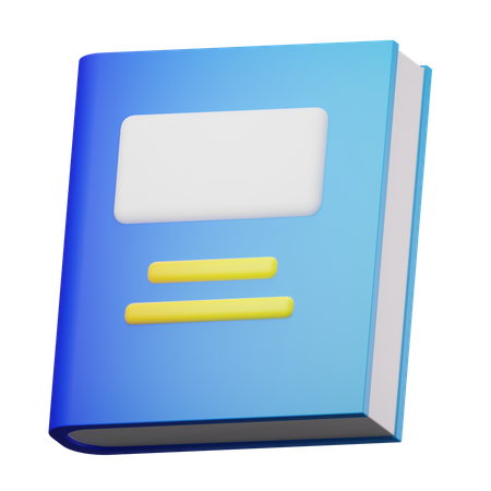 Livre  3D Icon